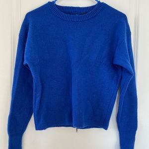Cobalt Blue JCrew Sweater